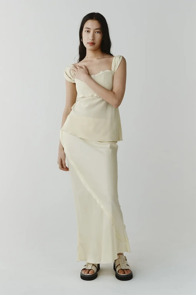 Marle slip maxi skirt