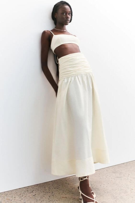 Shona Joy Cecilia midi skirt