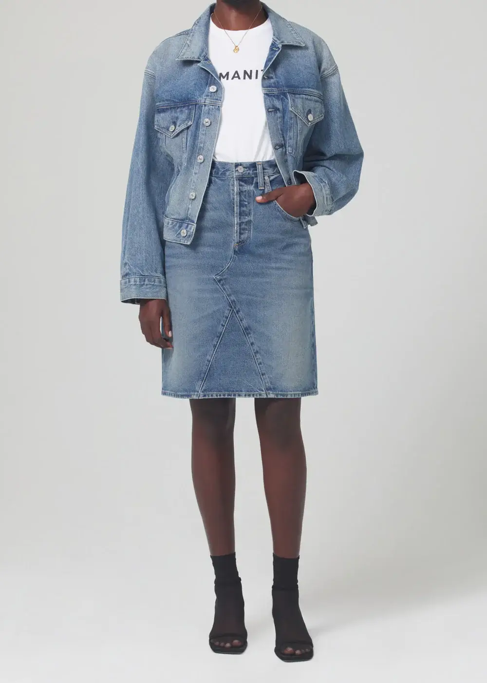 Citizens of Humanity mini denim skirt
