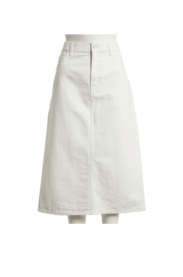 The Row midi denim skirt