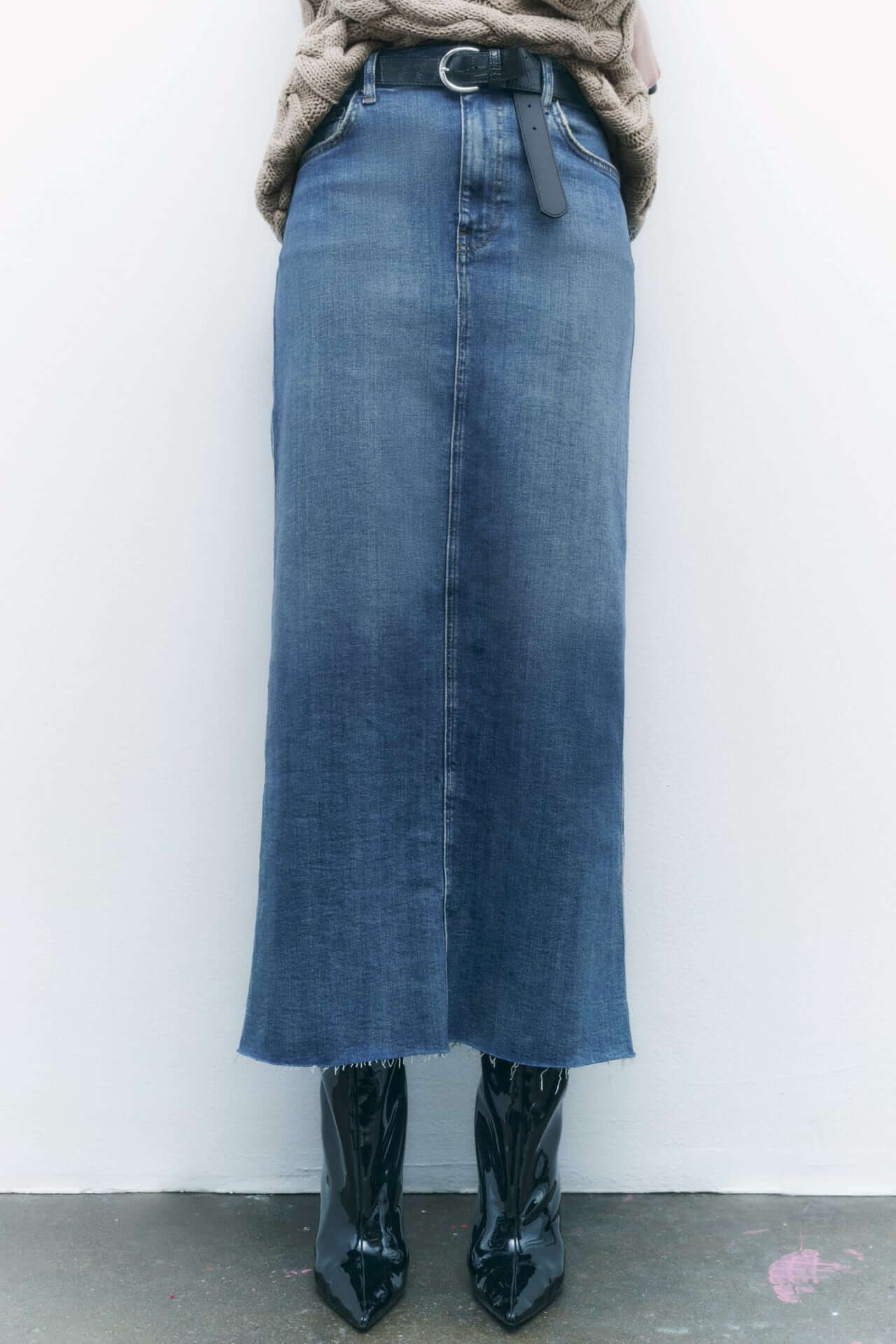 Zara denim skirt