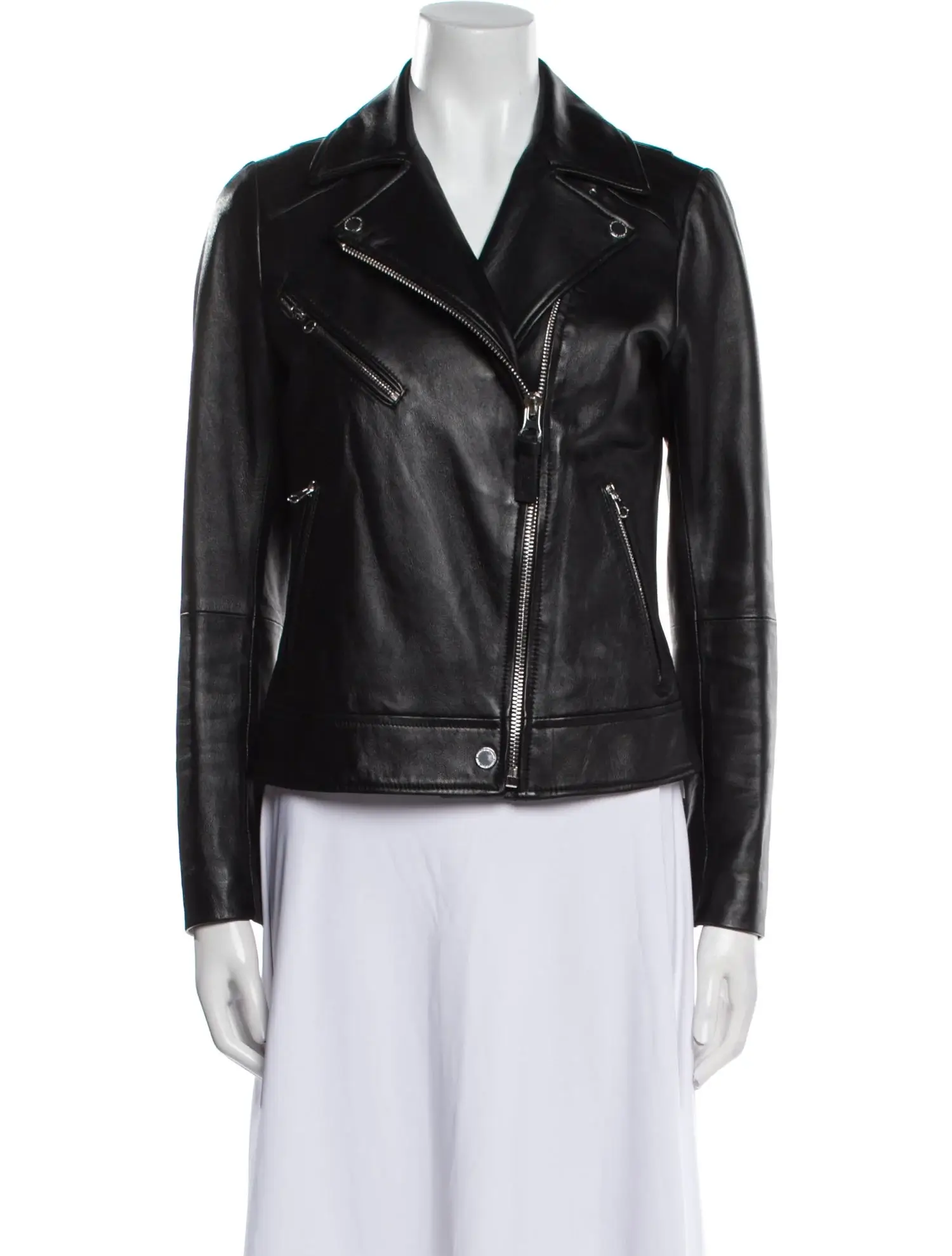 Derek Lam 10 crosby leather biker jacket