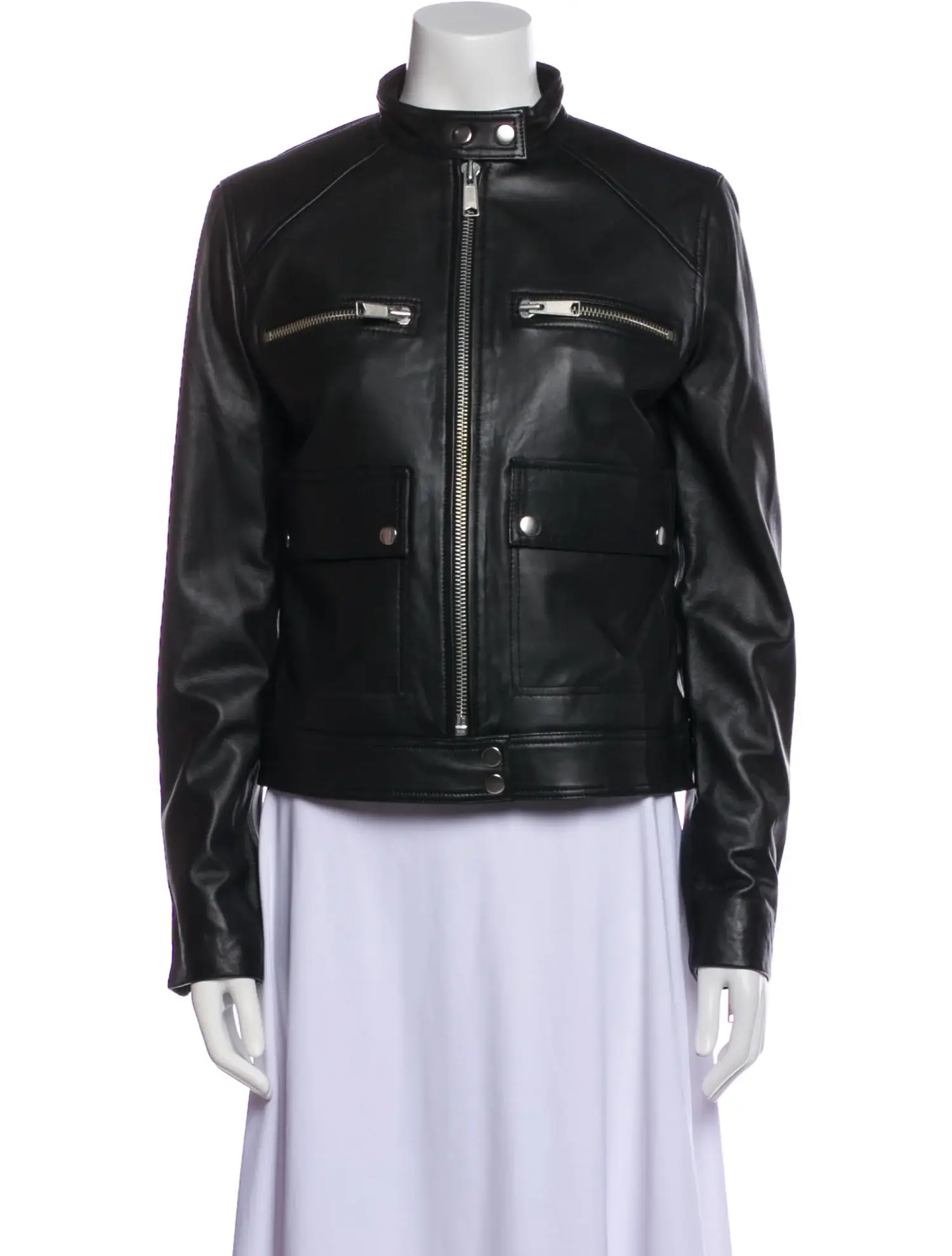 Joes Jeans leather biker jacket