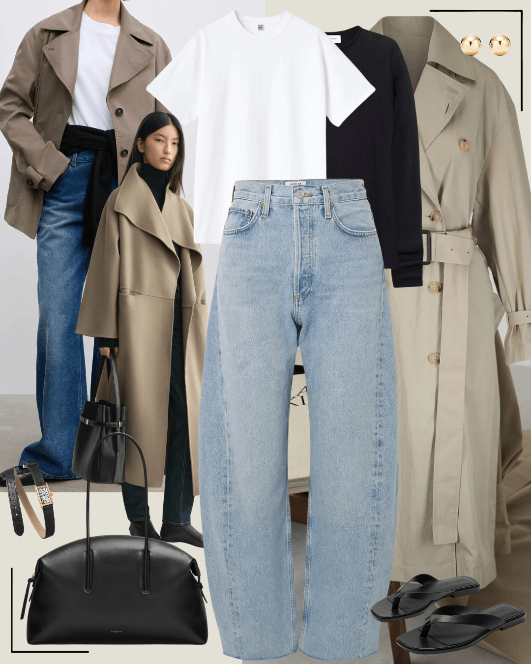 Minimalist spring outfit