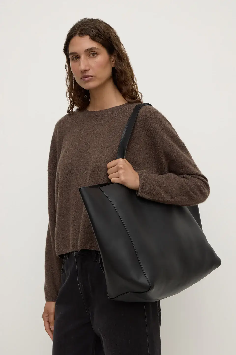 Assembly Blabel black marina tote bag