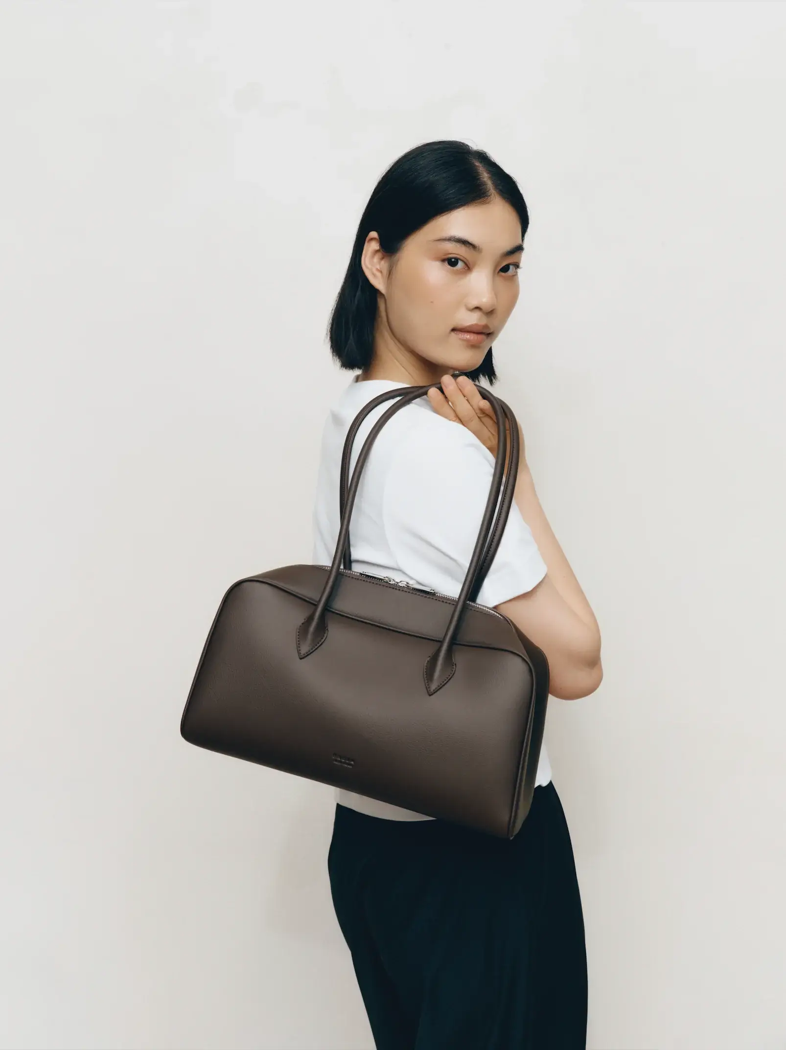 Freja Mae brown leather bag