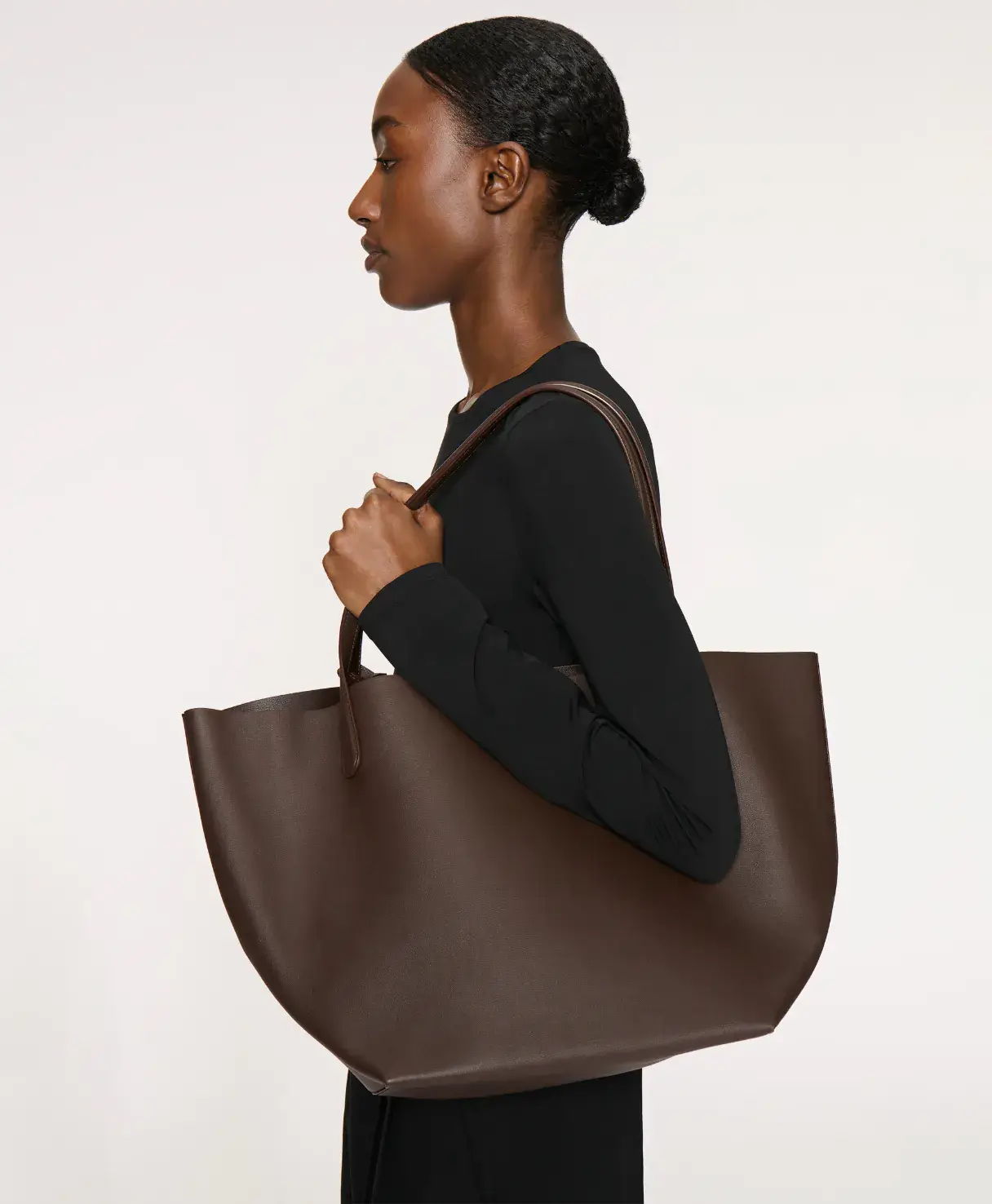 Mansur Gavriel brown everyday tote bag
