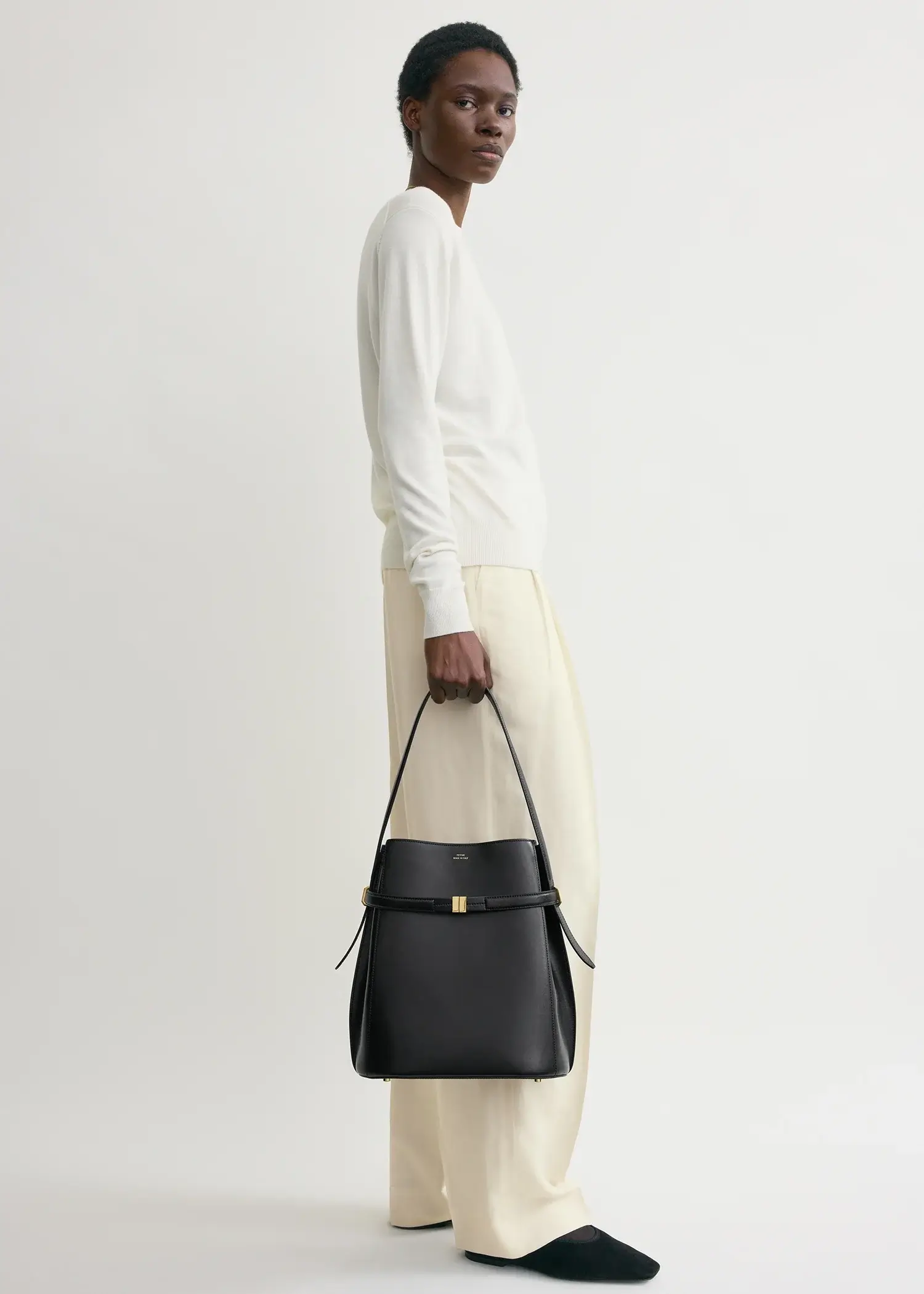 Toteme belted bucket bag