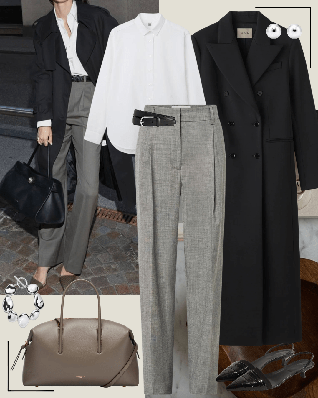 women's smart casual work outfit