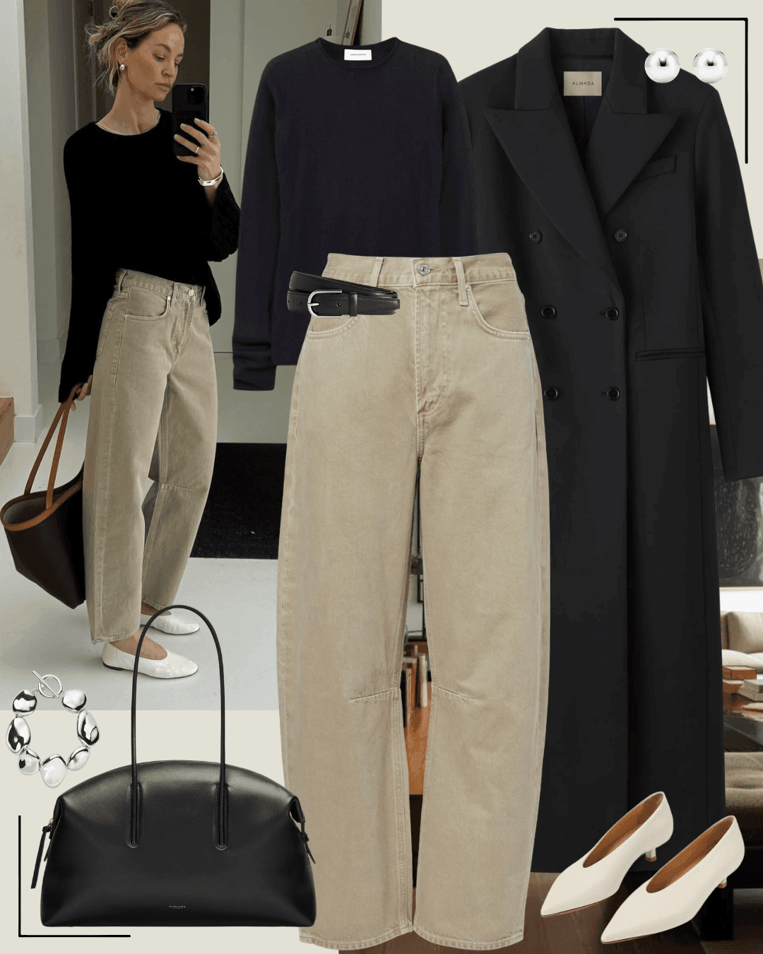 Smart casual women's work outfit