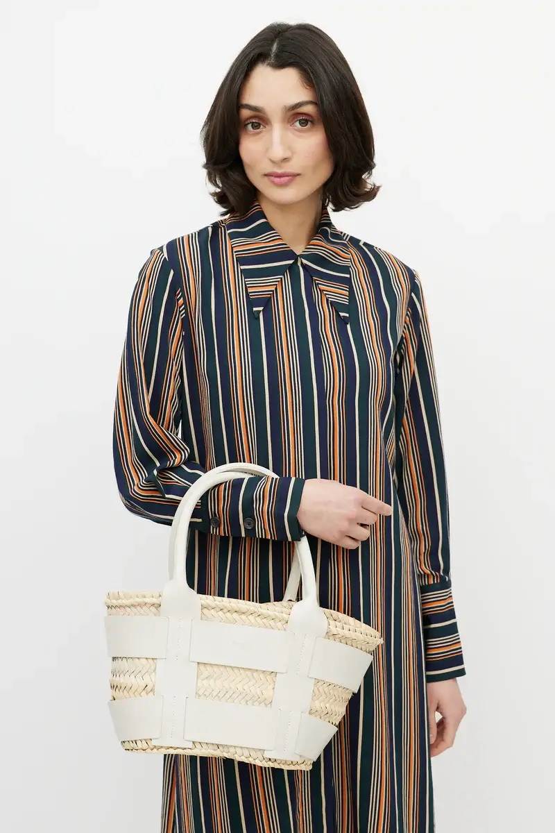 DeMellier Raffia Santorini Tote bag