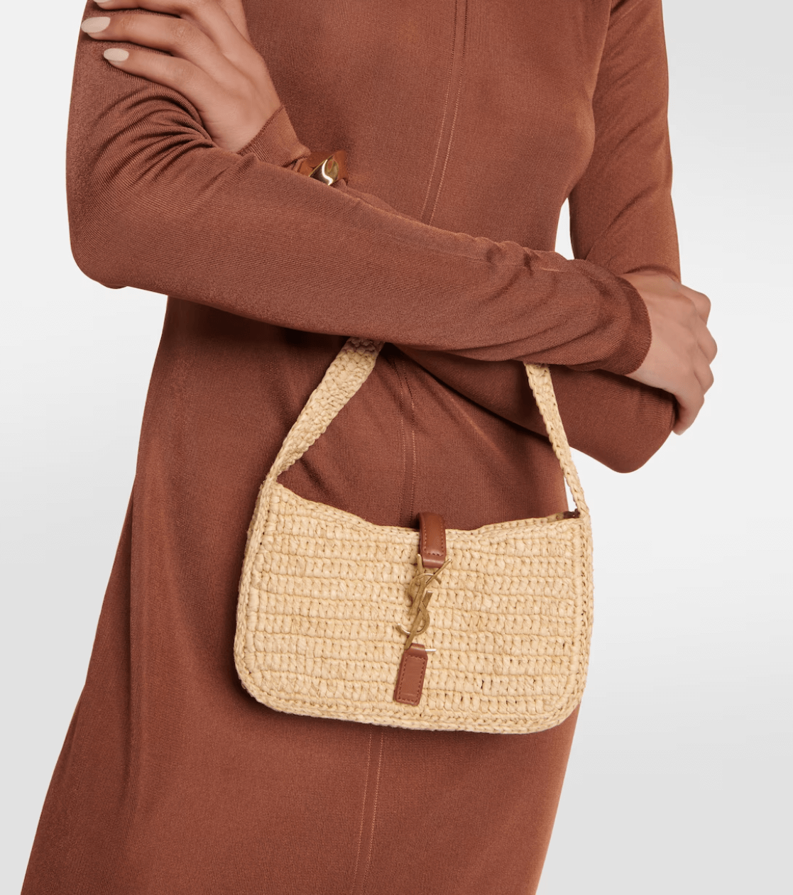 Saint Laurent Mini raffia bag