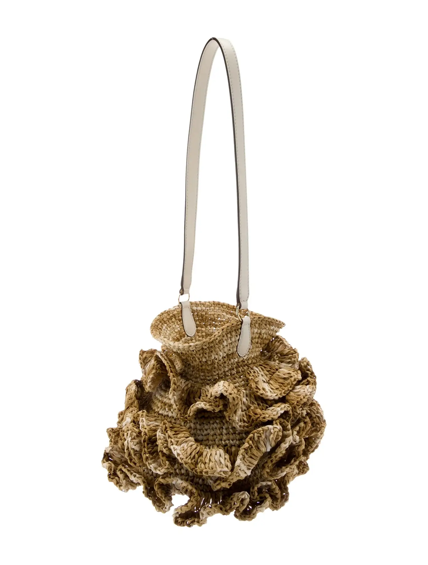 Ulla Johnson Raffia bucket bag