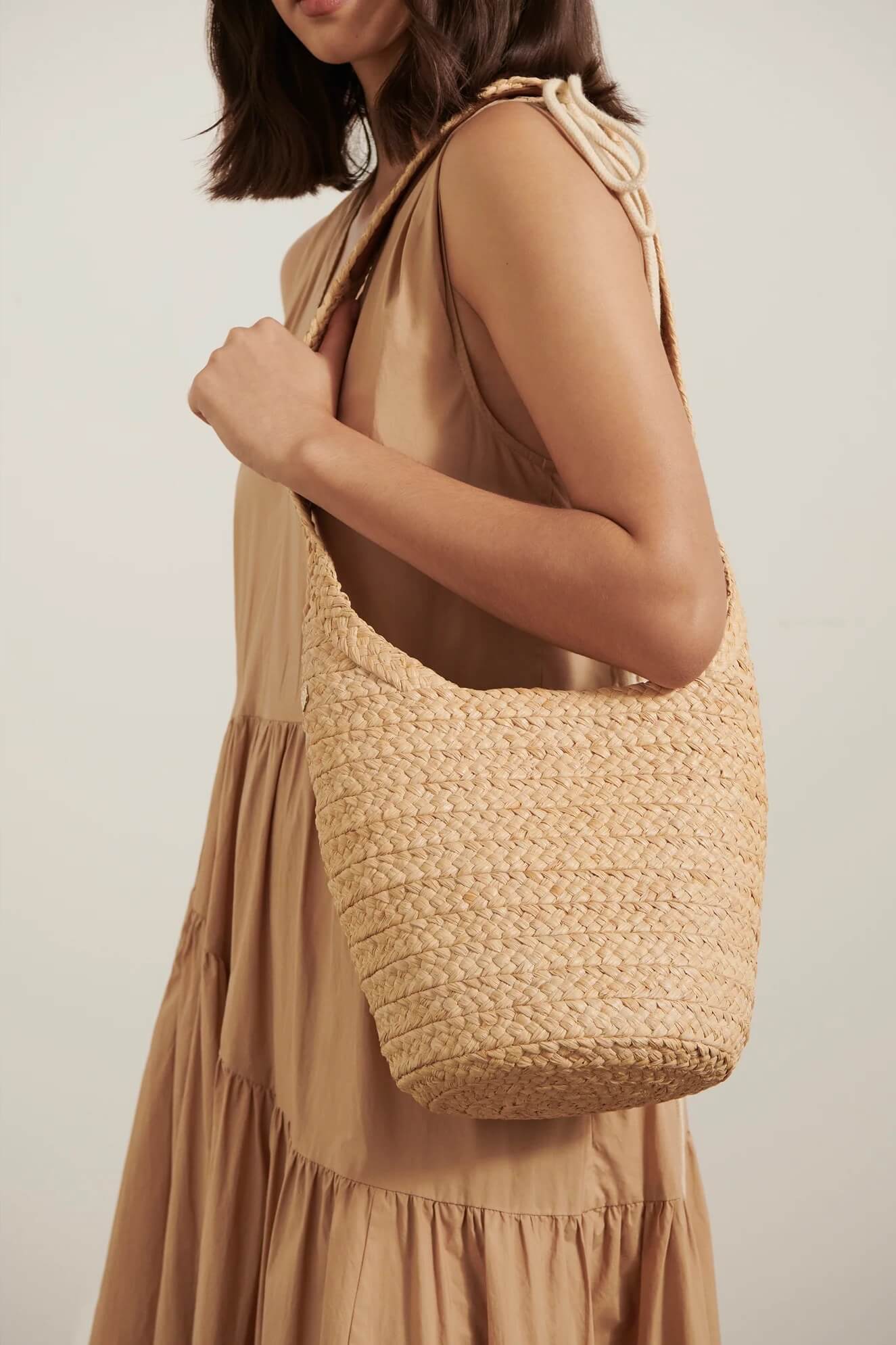 Helen Kaminski Camaril Bridle Classic raffia sac  shoulder bag