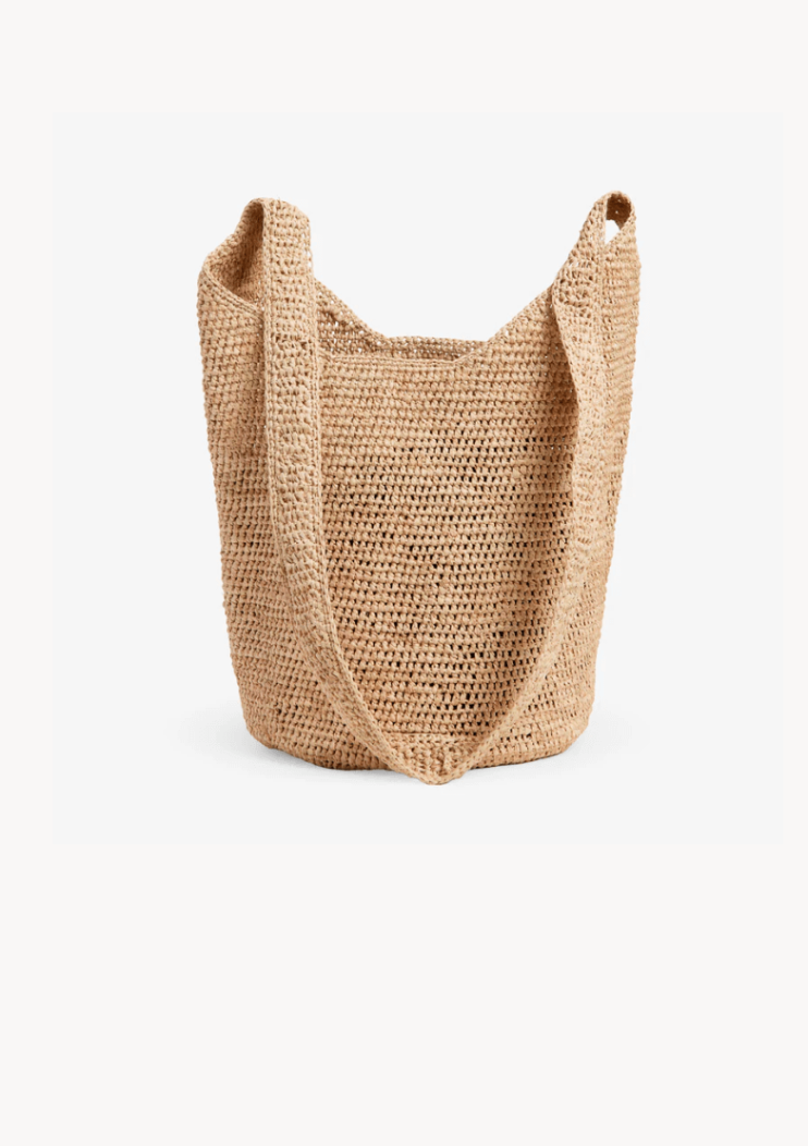 Alfresco Emporium Madagascar Raffia market tote bag