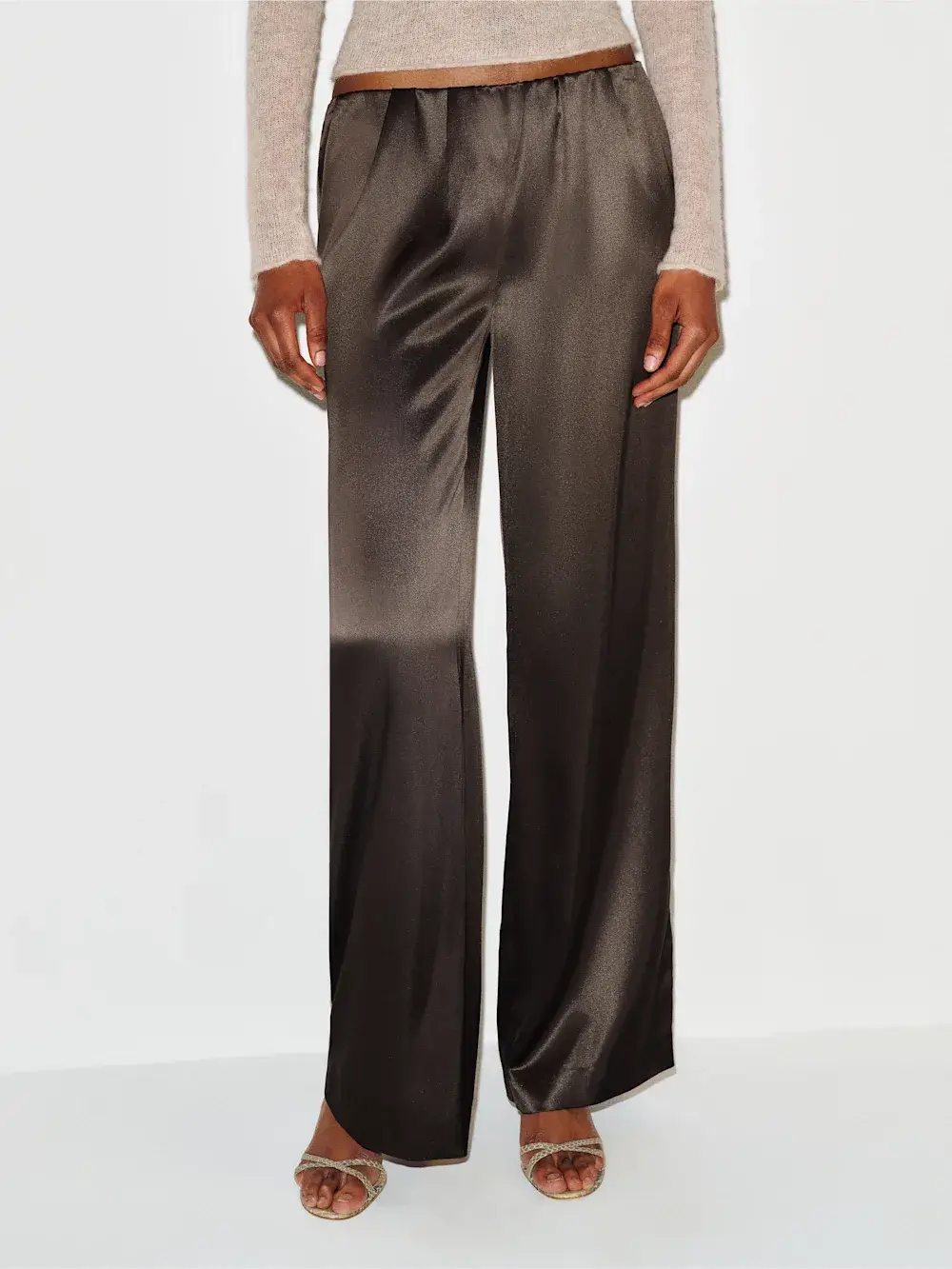 Reformation stacy satin pants