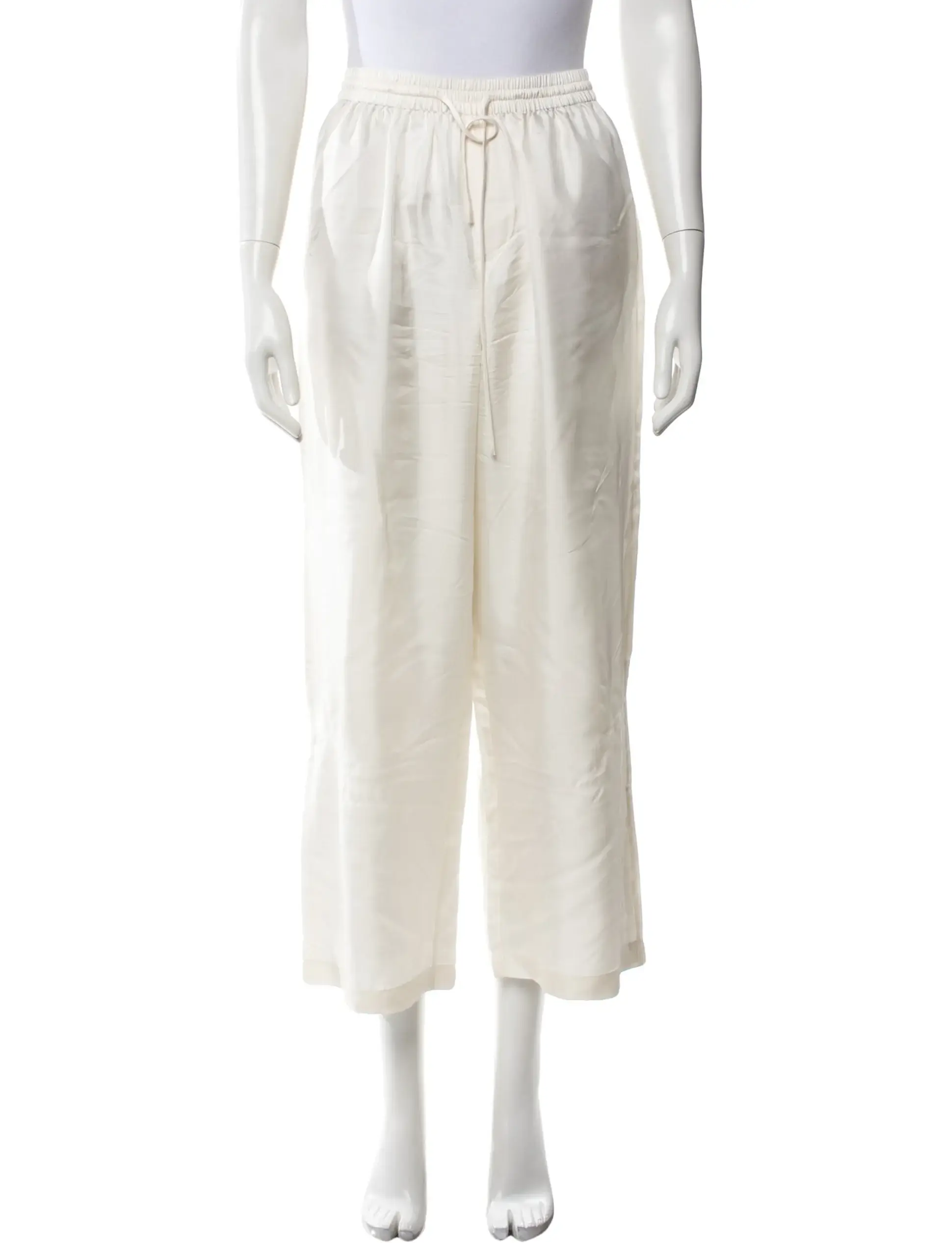 Rohe cream silk pants