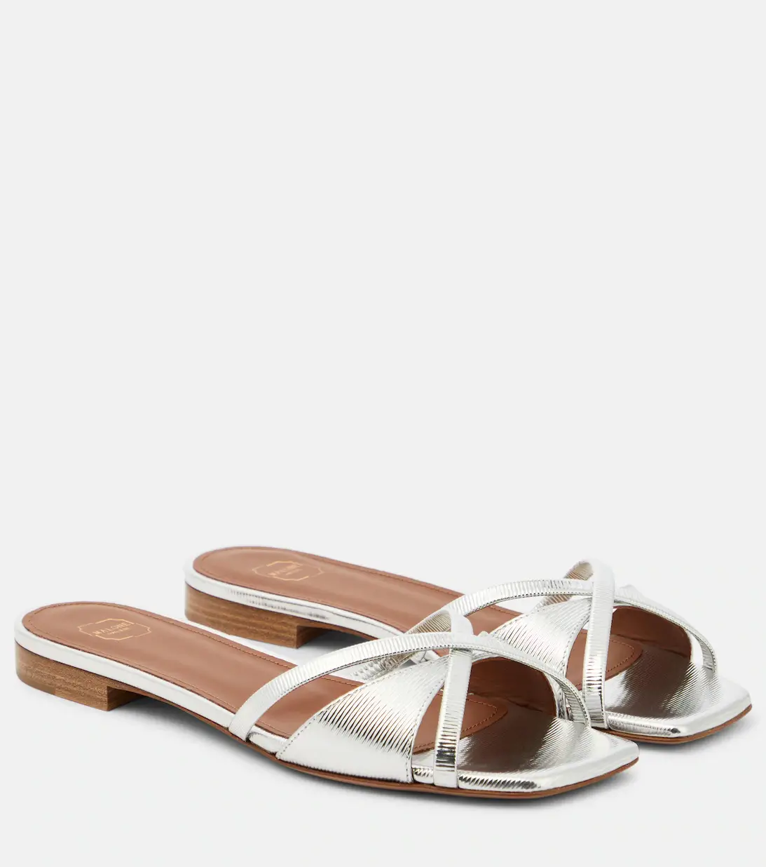 Malone Souliers Penn silver Sandals