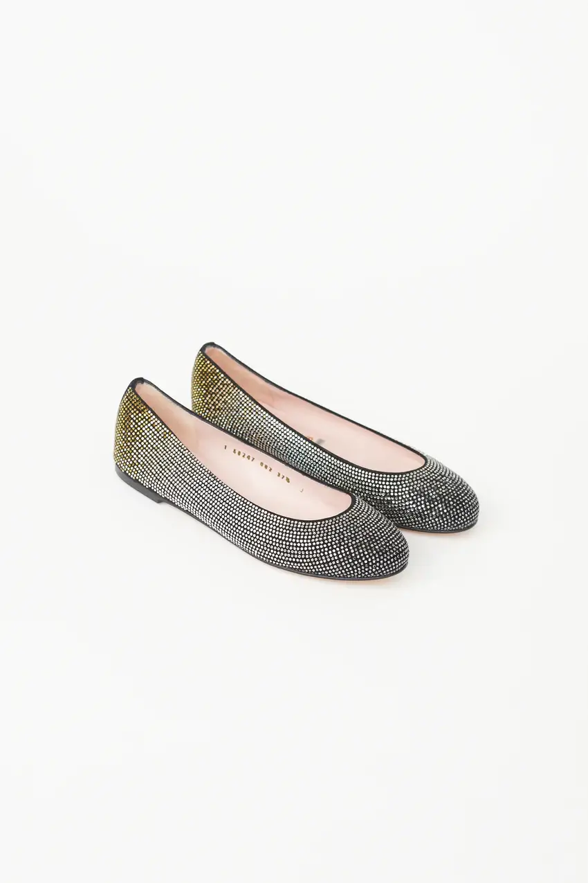 Pretty Ballerinas gold and silver flats