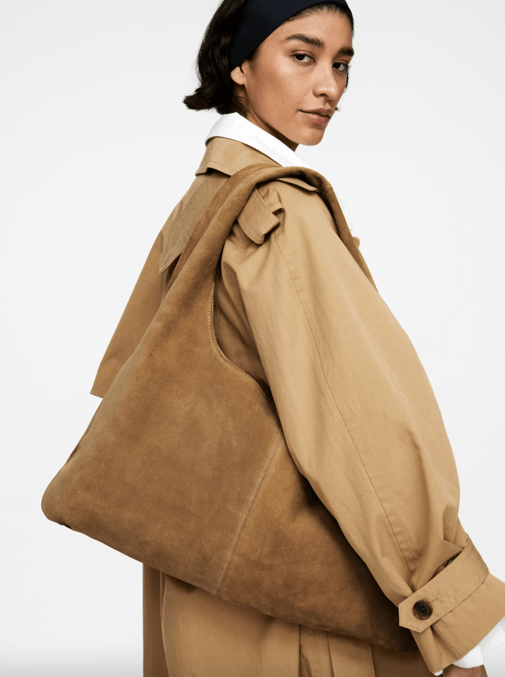 Arket beige Suede bag