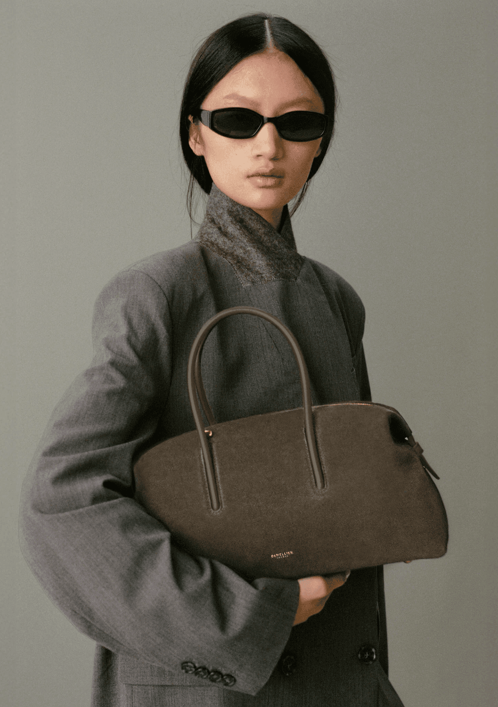 DeMellier the midi stockholm suede bag
