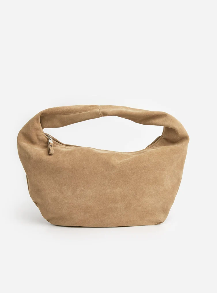 Flattered beige Suede Bag