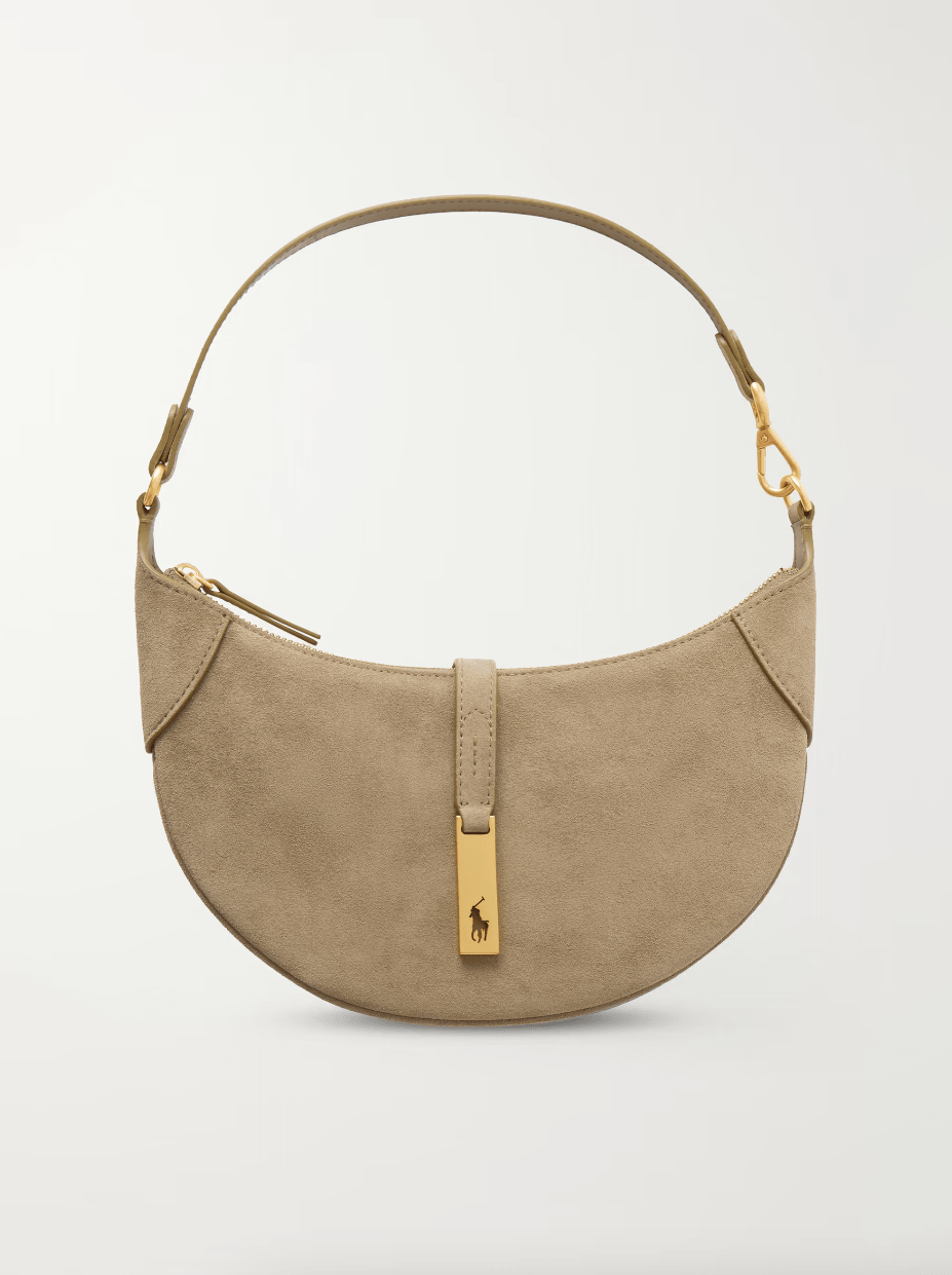 Polo Ralph Lauren suede shoulder bag