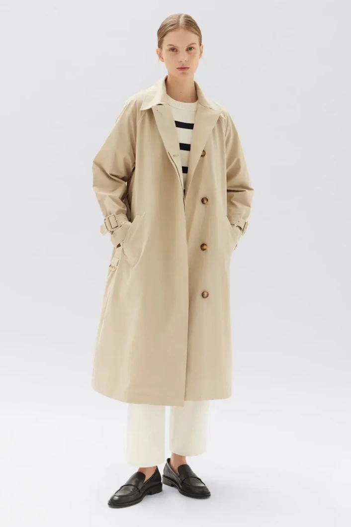 Assembly Label trench coat