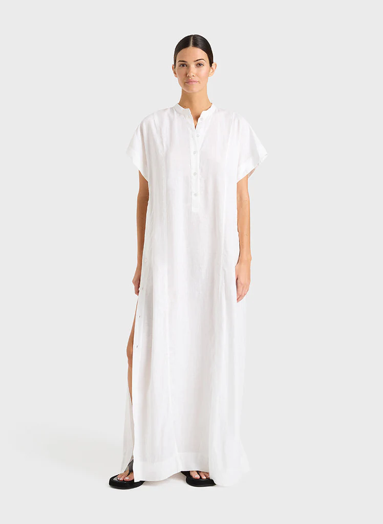 Bondi Born white shirt dress