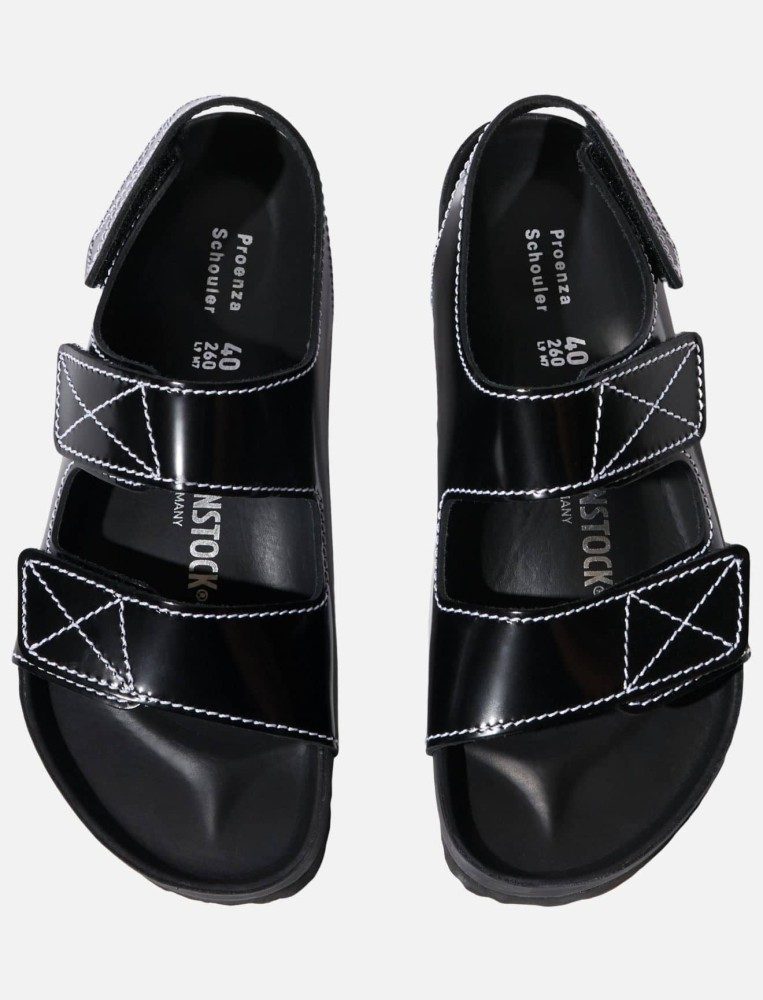Birkenstock x Proenza Schouler Milano Sandals in Black 