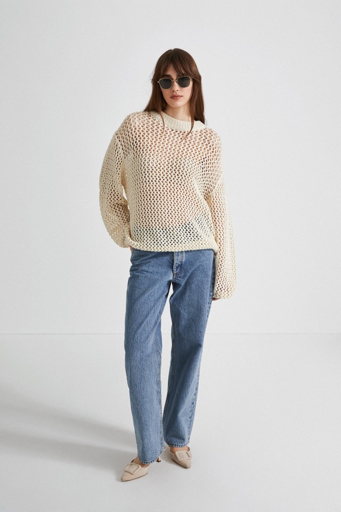 Stylein cream knit and jeans