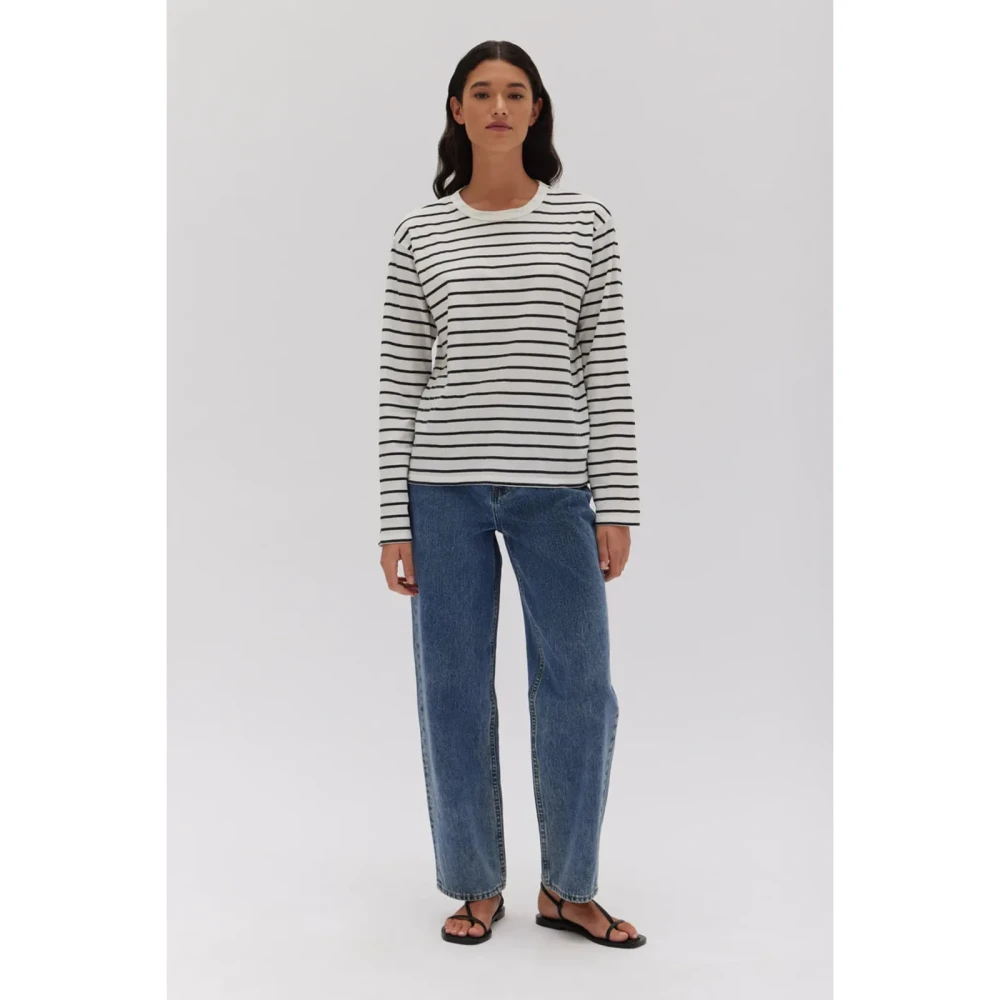 We Are Mindful breton top and jeans