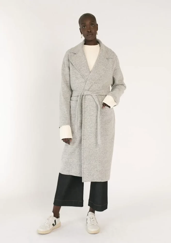 Jillian Boustred Arctic Coat in Grey
