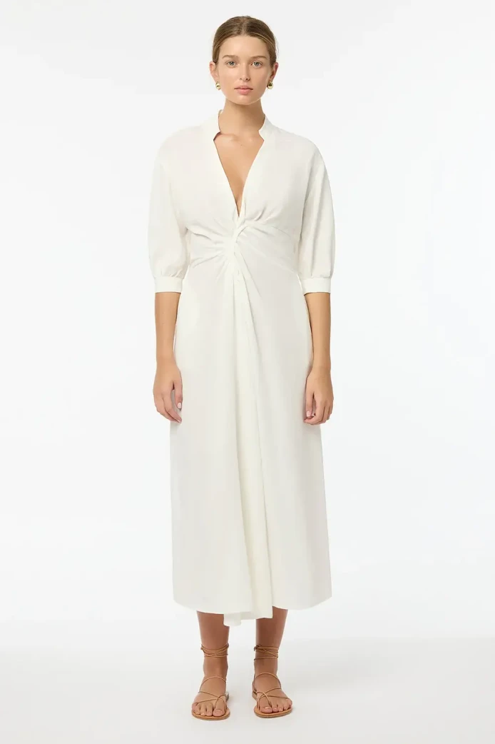 Manning Cartell white midi dress