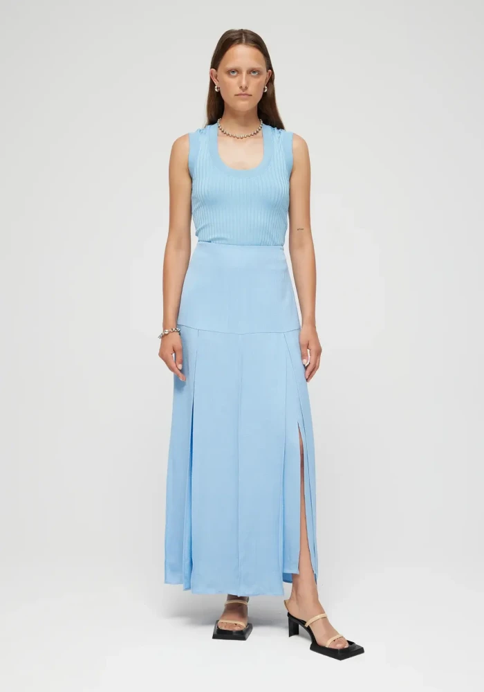 Rohe panelled long maxi skirt