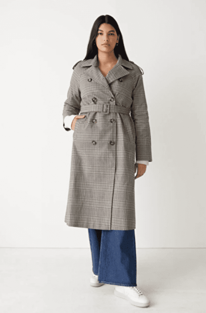 & Other Stories Double Breasted Trench Coat
