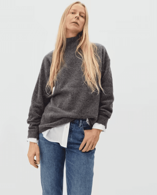Everlane The Cozy Stretch Pullover