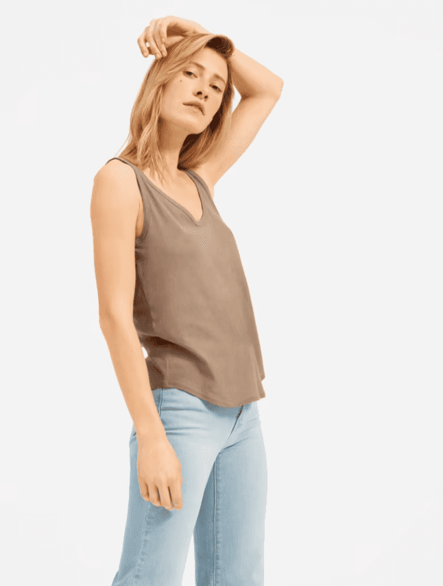Everlane The Air Cami in Clay