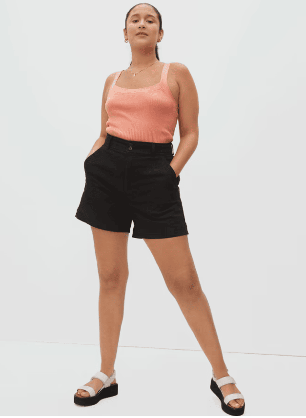 Everlane The Way-High Canvas Shorts