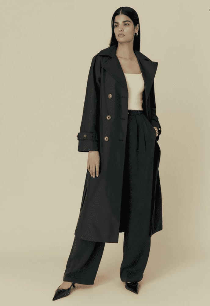 Reformation Holland Trench in Black