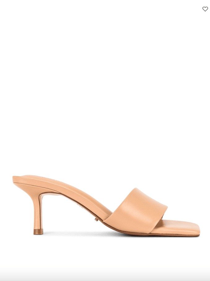 Tony Bianco Aaliyah Mule in Biscuit Capretto