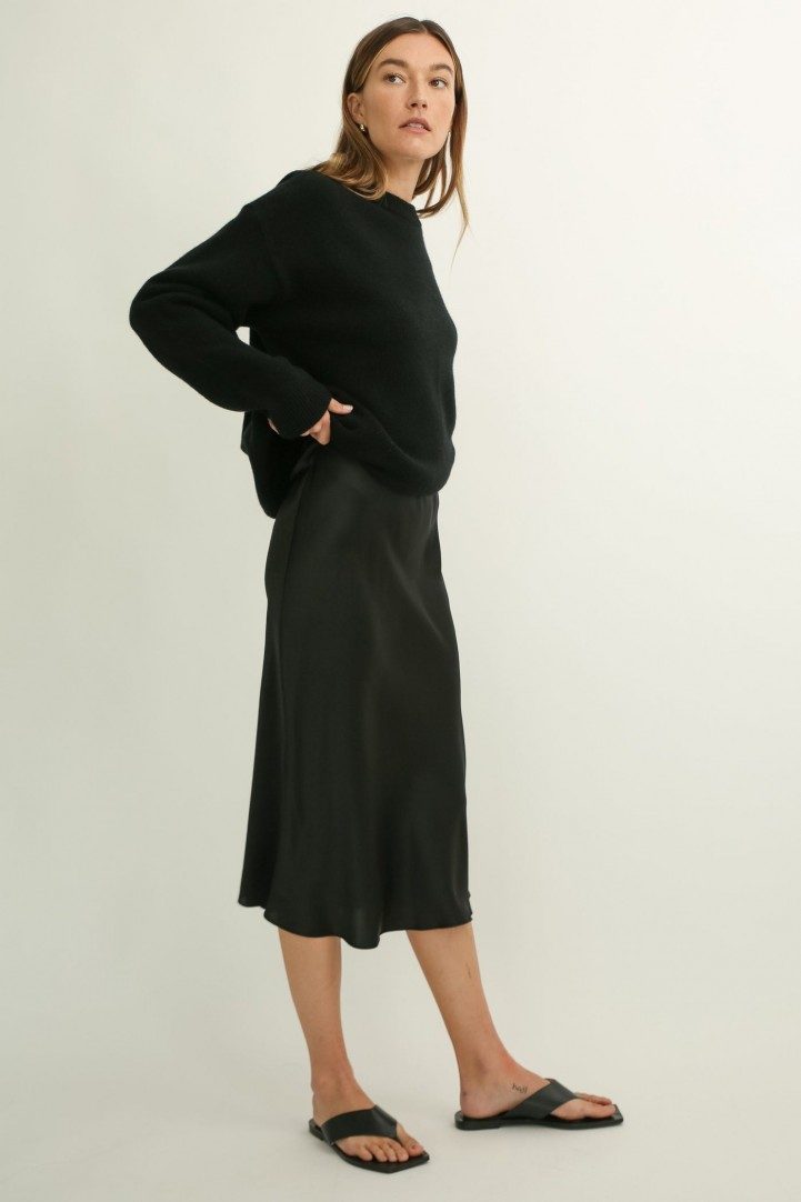Almina Concept Slip Silk Skirt