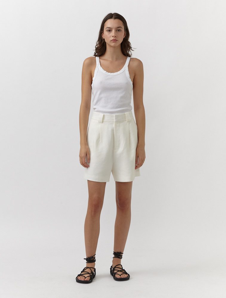 SIR Clemence Tailored Short in Ivory