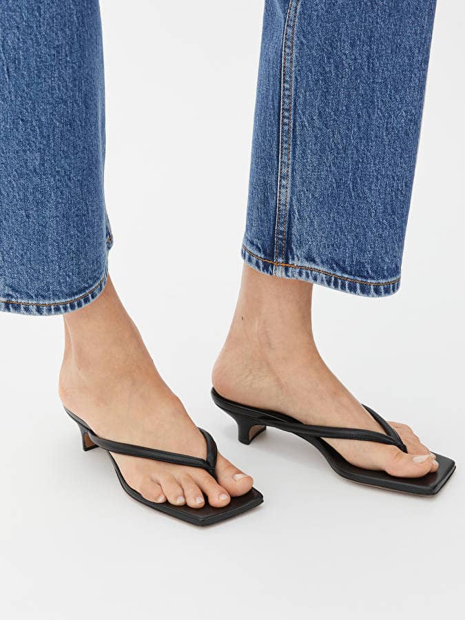 Arket Slip-On Leather Sandal