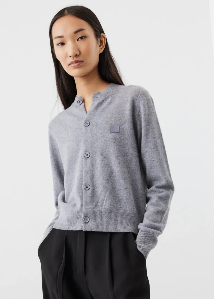 Acne Studios Face Knitted Cardigan