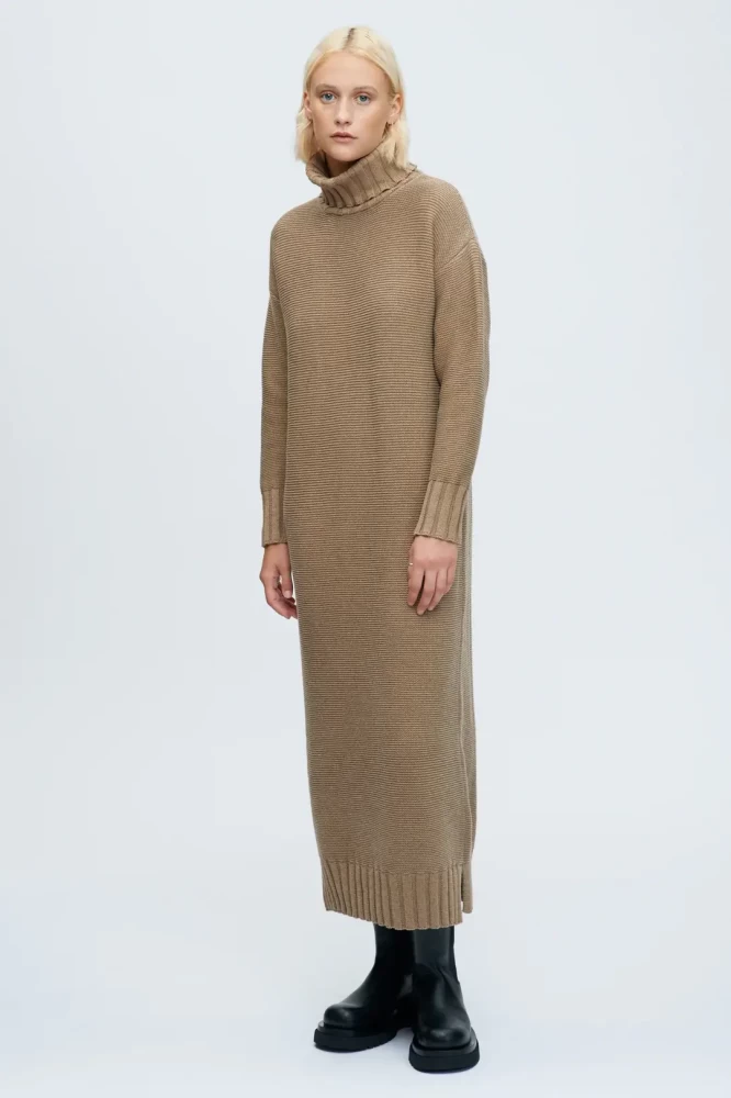 KOTN Knitted Turtleneck Dress