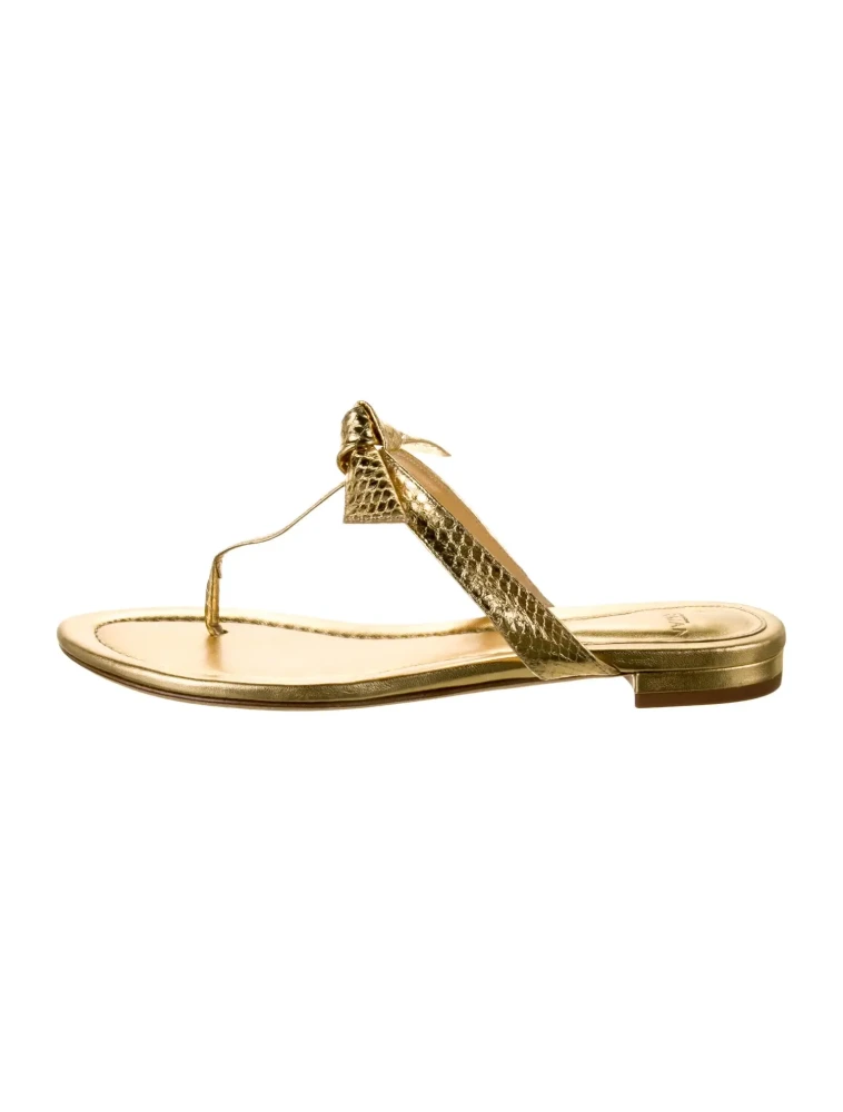 Alexandre Birman gold sandals