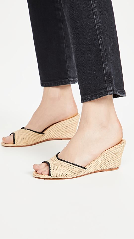Carrie Forbes Nador Heeled wedge sandals
