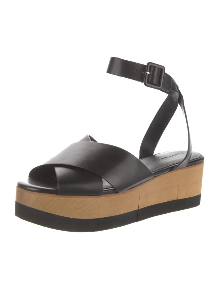 Veronica Beard slingback platform sandals