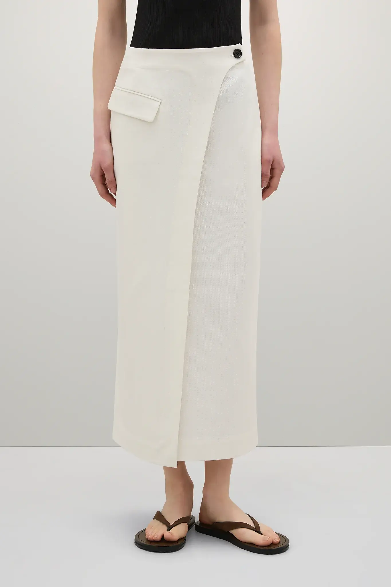 A Emery midi skirt